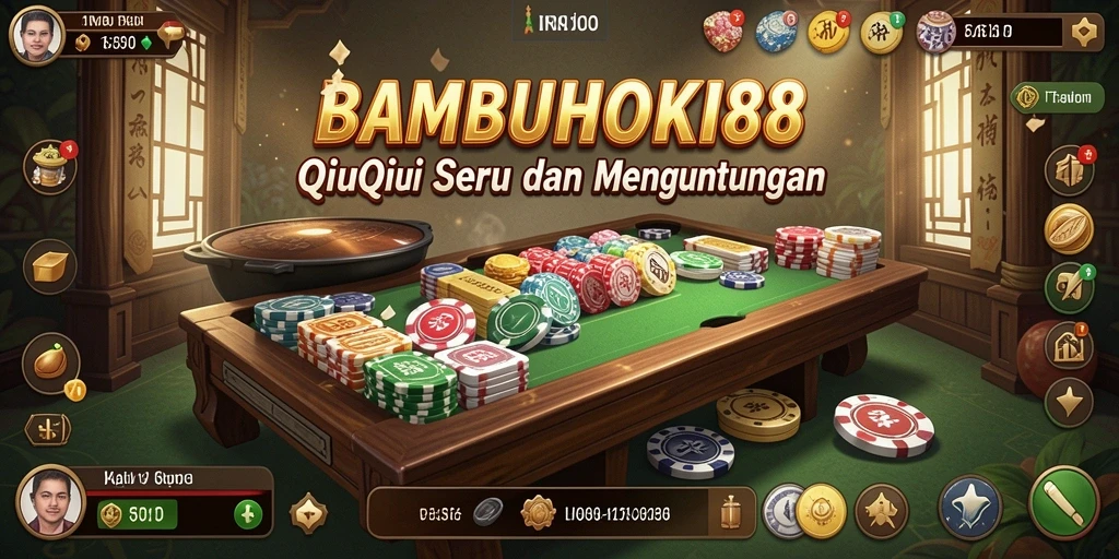 Tampilan gameplay QiuQiu yang seru dan menarik di BAMBUHOKI88.
