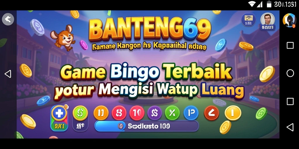 Tampilan permainan Bingo yang seru di BANTENG69.