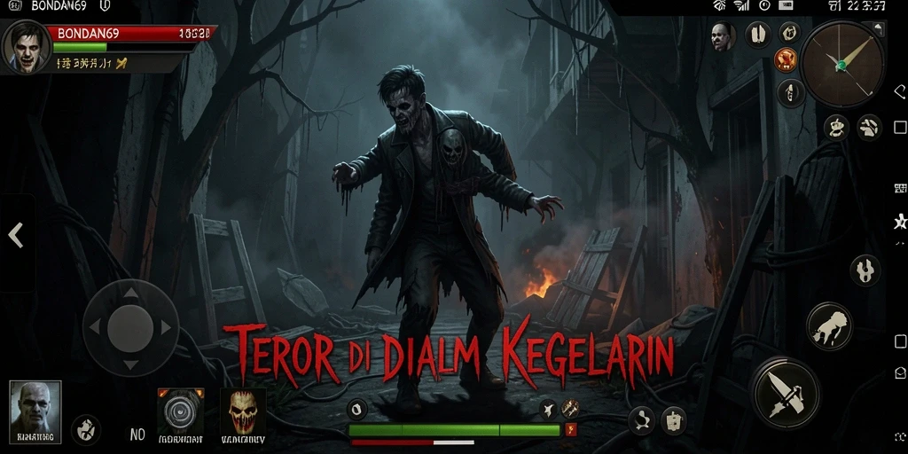 Screenshot dari gameplay BONDAN69 yang mencekam dan seram.