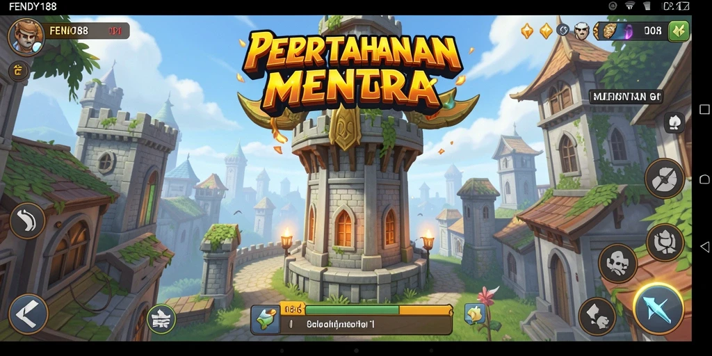 Tampilan gameplay seru dari FENDY188 dalam genre Tower Defense.