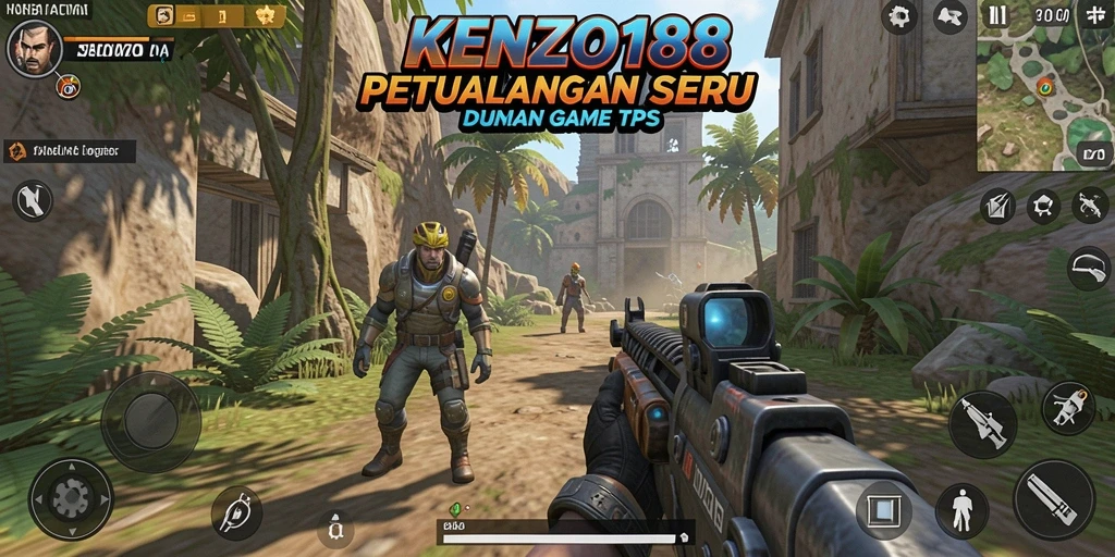 Tampilan menegangkan dalam permainan TPS KENZO188.