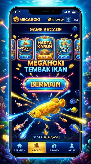 Proses unduh cepat dan aman di aplikasi megahoki.